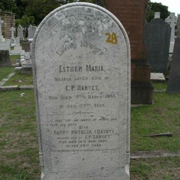 HARVEY Esther Maria -1895 :: HARVEY Fanny Natalia -1907