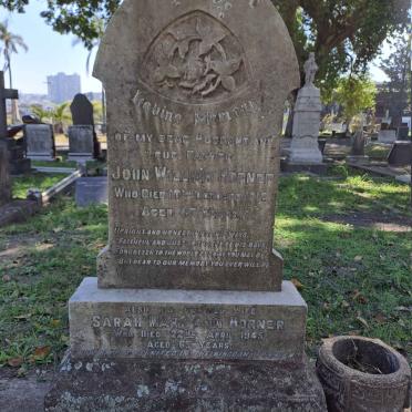 HORNER John William -1918 & Sarah Mary Ann -1945