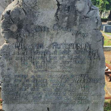HUTCHESON William -1903