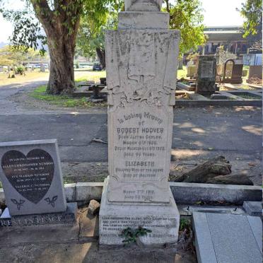 HOOVER Robert 1856-1920 & Elizabeth -1917