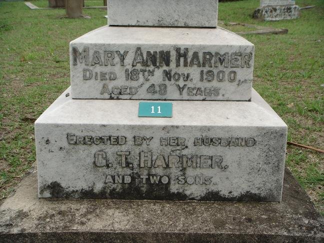 HARMER Mary Ann -1900