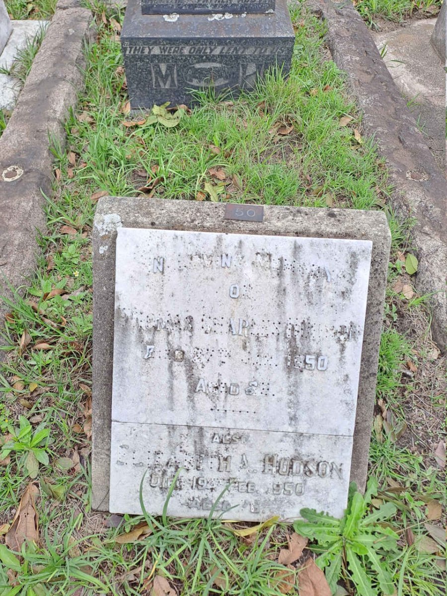 HUDSON Thomas Charles -1950 & Elizabeth -1950