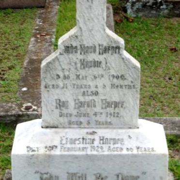 HARPER Linda Maud -1900 :: HARPER Roy Harold -1912 :: HARPER Ernestine -1929