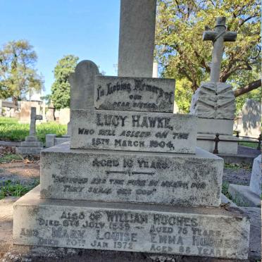 HUGHES William -1949 :: HUGHES Mary Louise -1972 :: HAWKE Lucy -1904