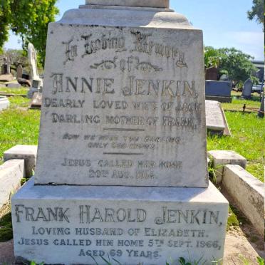 JENKIN Annie -1914 :: JENKIN Frank Harold -1966