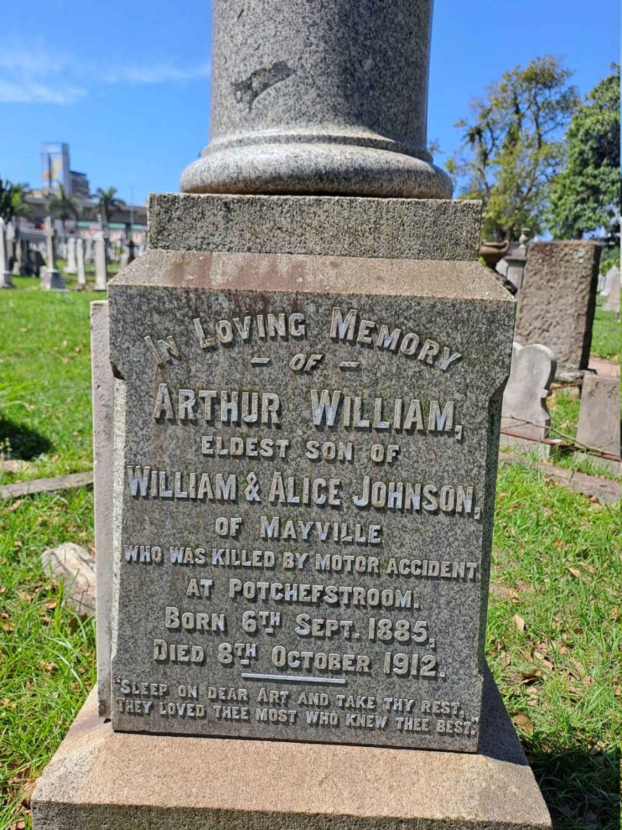 JOHNSON Arthur William 1885-1912