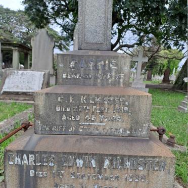 KILMISTER Charles Edwin -1939 & Carrie -1918
