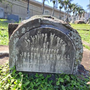 KNOTWELL Joseph -1923