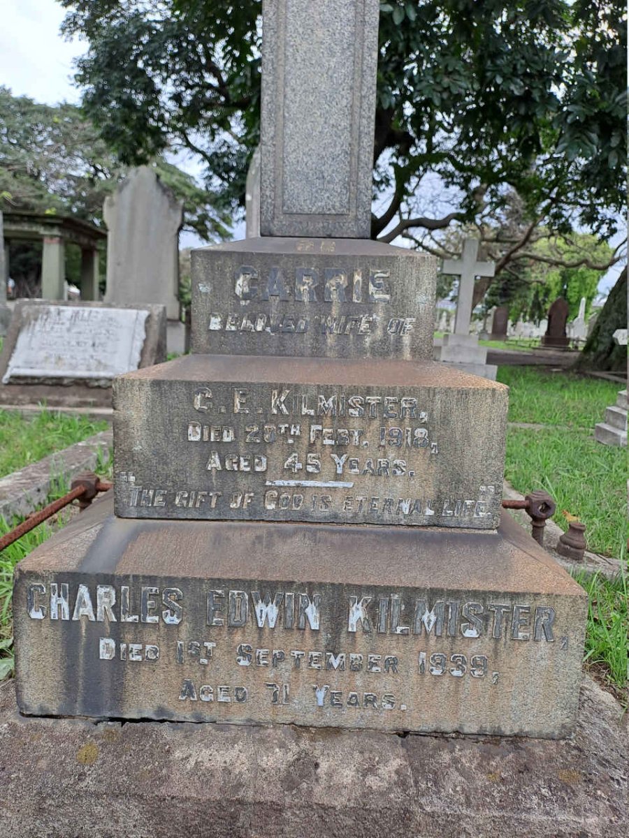 KILMISTER Charles Edwin -1939 & Carrie -1918