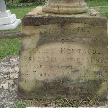 LONGLANDS George Montague Penderel -192?
