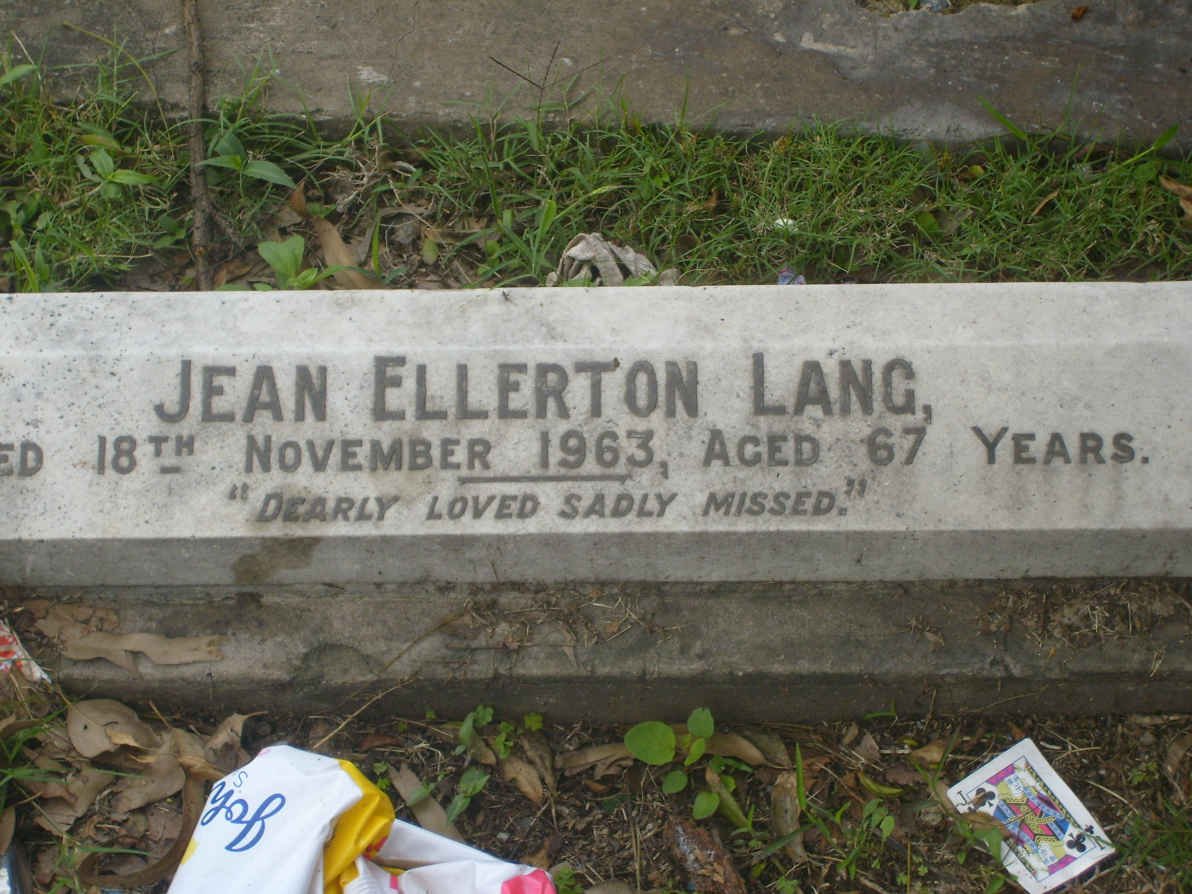 LANG Jean Ellerton -1963