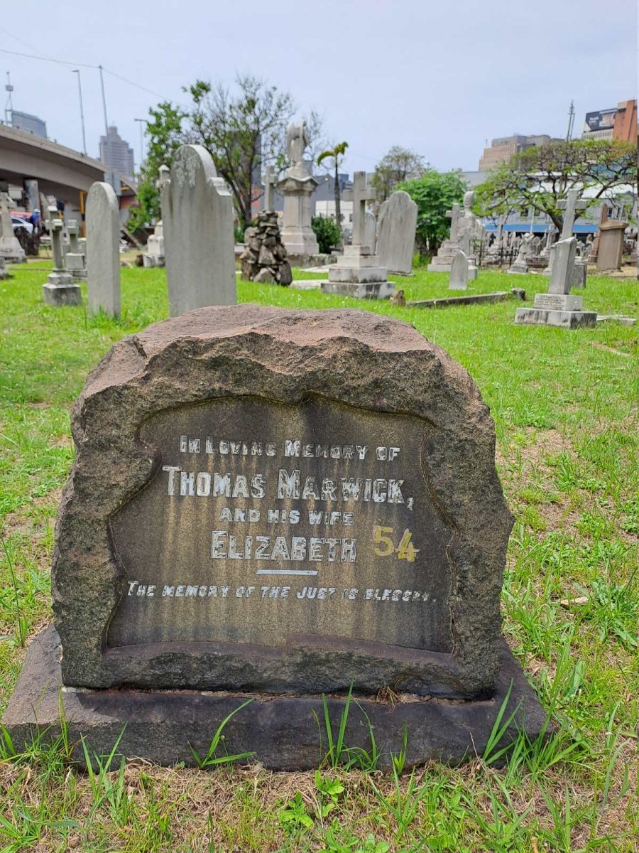 MARWICK Thomas & Elizabeth