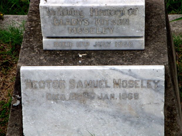 MOSELEY Hector Samuel -1968 &amp; Gladys Kitson -1958