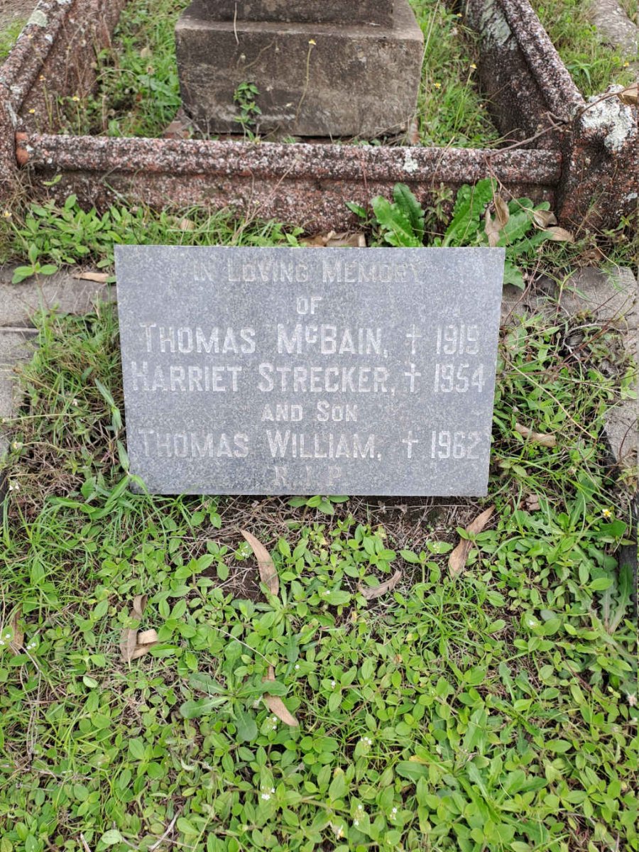 McBAIN Thomas -1919 & Harriet Strecker -1954 :: McBAIN Thomas William -1962