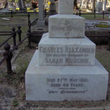 MURCHIE Charles -1910 &amp; Agnes -1926 :: MURCHIE Charles Alexander -1921 