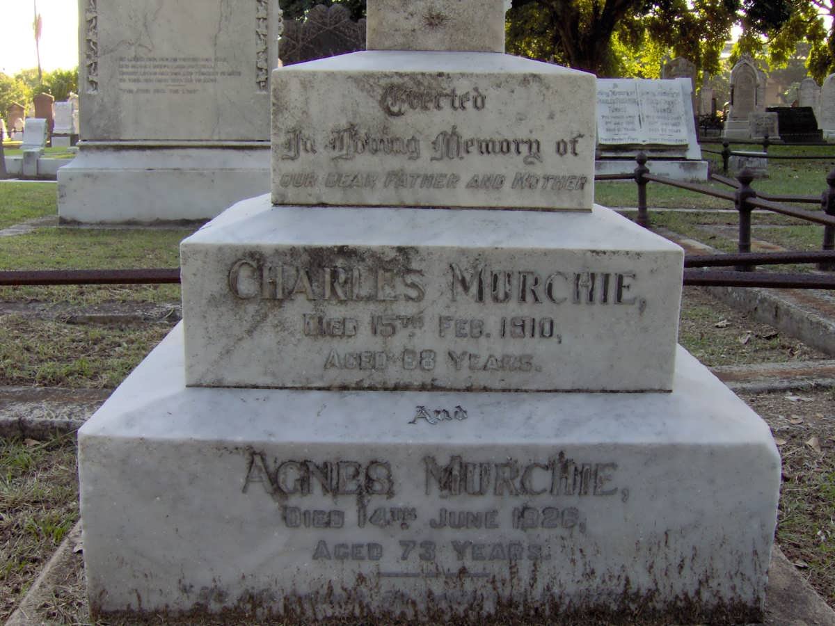 MURCHIE Charles -1910 &amp; Agnes -1926 :: MURCHIE Charles Alexander -1921