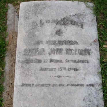 NICHOLLS John -1900