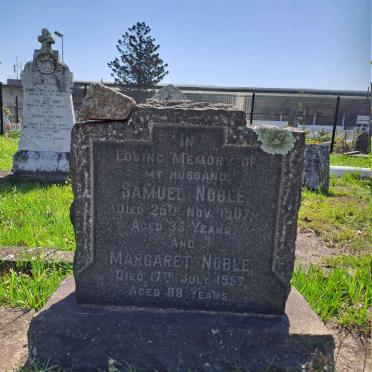 NOBLE Samuel -1907 & Margaret -1957