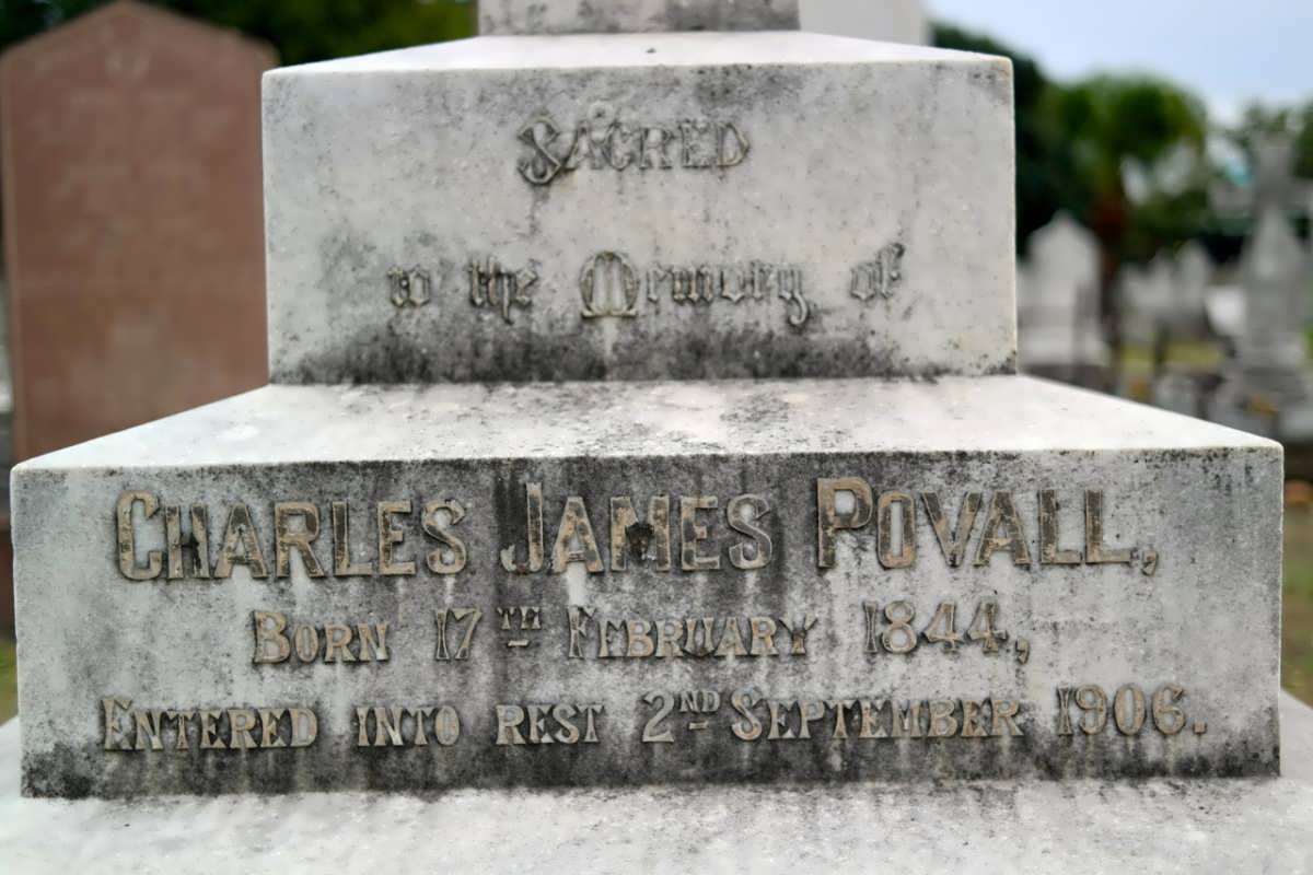 POVALL Charles James 1944-1906