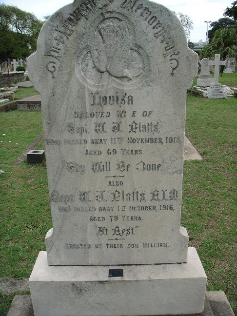 PLATTS W.J. -1916 &amp; Louisa -1913