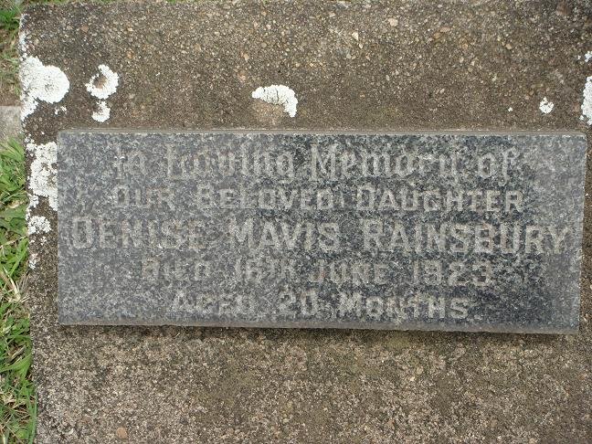 RAINSBURY Denise Mavis -1923