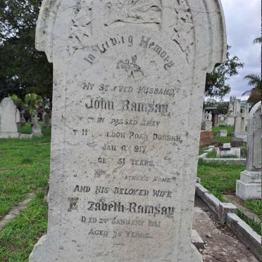 RAMSAY John -1917 & Elizabeth -1911