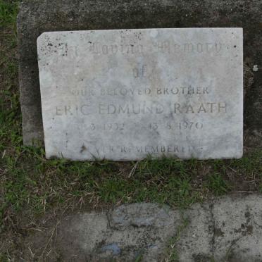 RAATH Eric Edmund 1932-1970