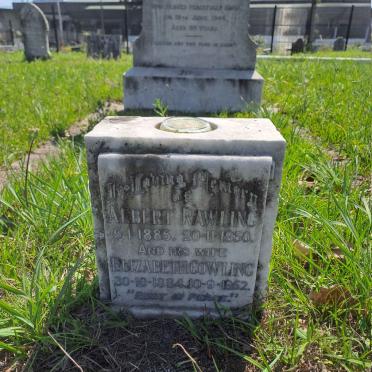 RAWLING Albert 1885-1950 & Elizabeth Cowling 1884-1952