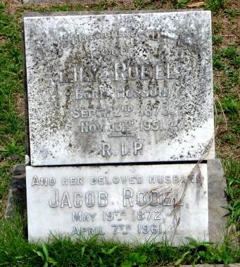 RODEL Jacob 1872-1961 &amp; Lily 1873-1951