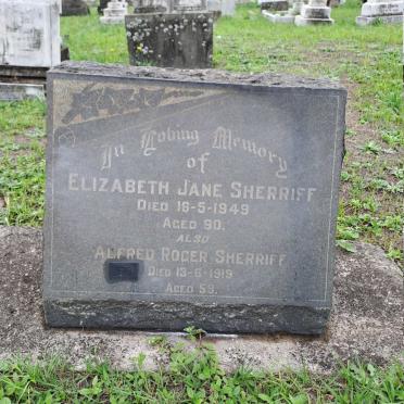 SHERRIFF Alfred Roger -1919 & Elizabeth Jane -1949