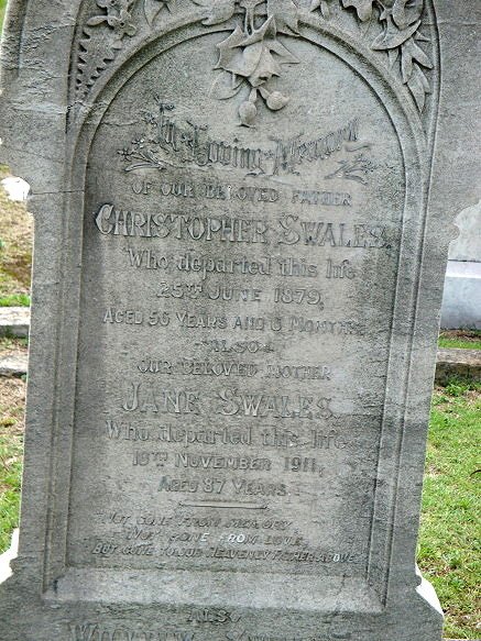 SWALES Christopher -1879 &amp; Jane -1911