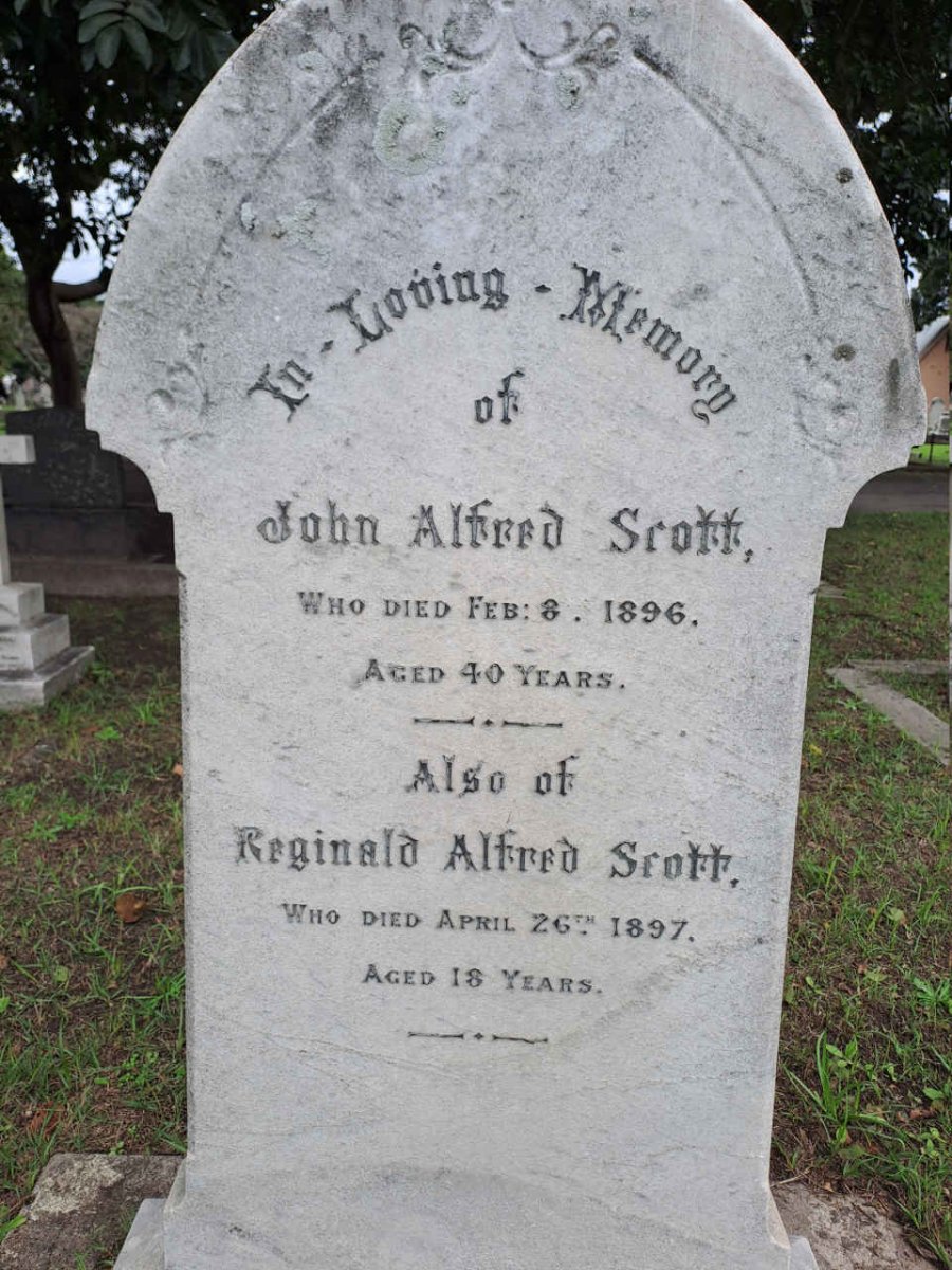 SCOTT John Alfred -1896 :: SCOTT Reginald Alfred -1897
