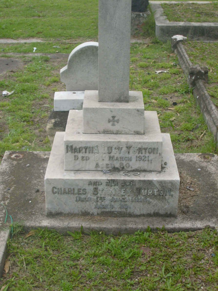 TURTON Martha Lucy -1921 :: TURTON Charles Stanley -1916