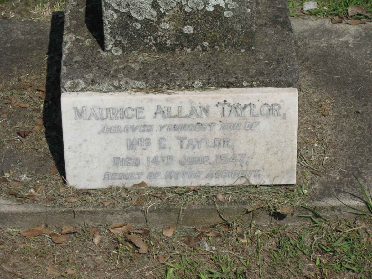 TAYLOR Maurice Allan -1947