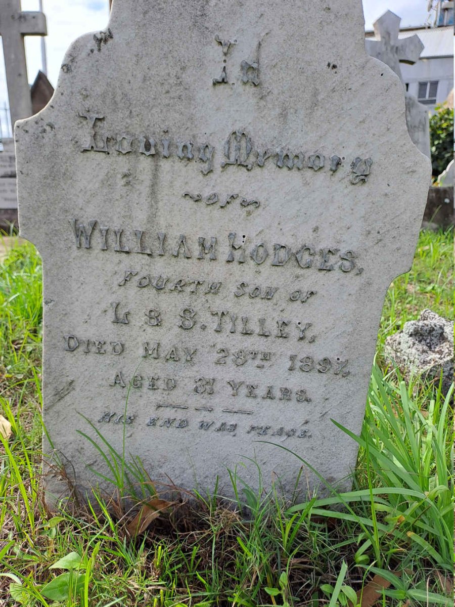 TILLEY William Hodges -1897