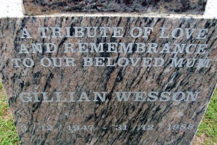 WESSON Gillian 1947-1988