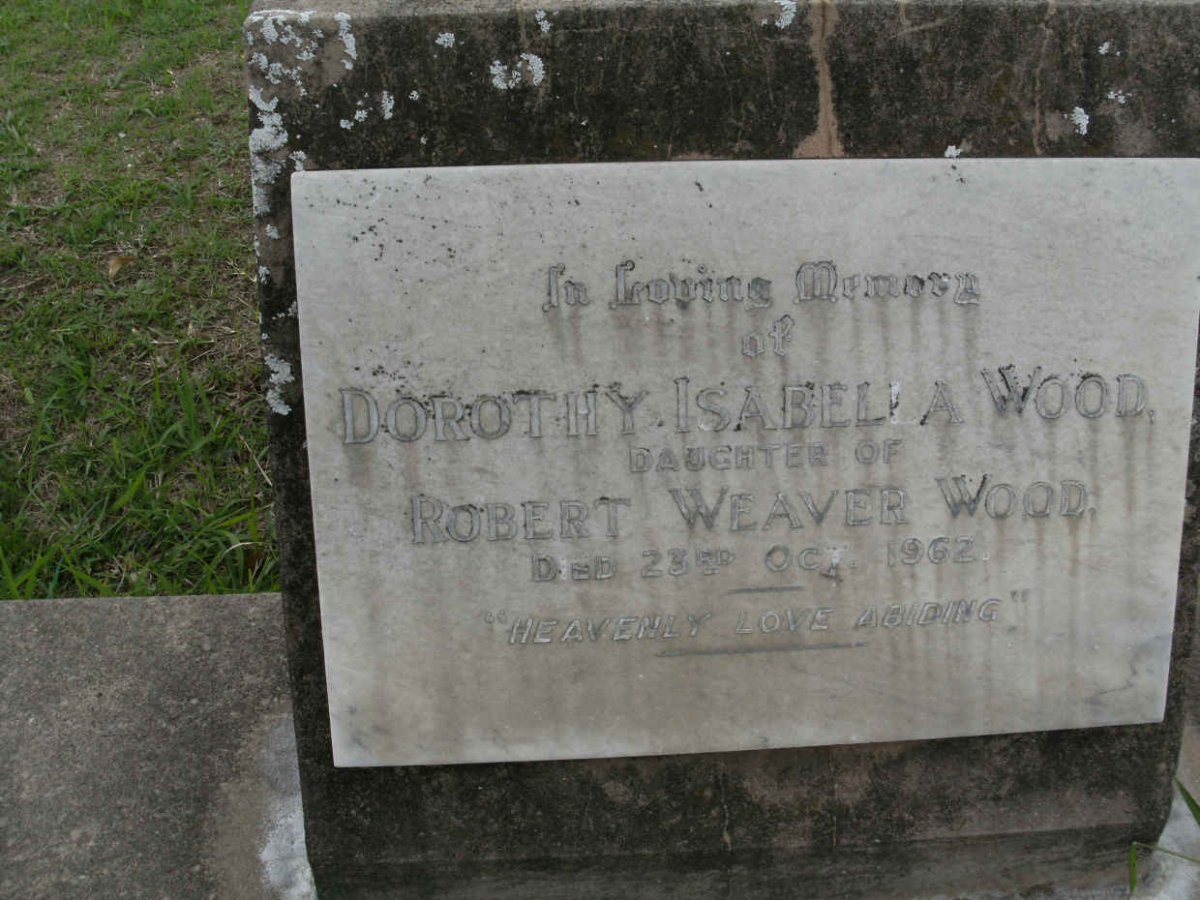 WOOD Dorothy Isabella -1962