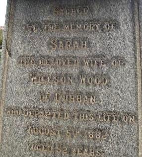 WOOD Sarah -1882