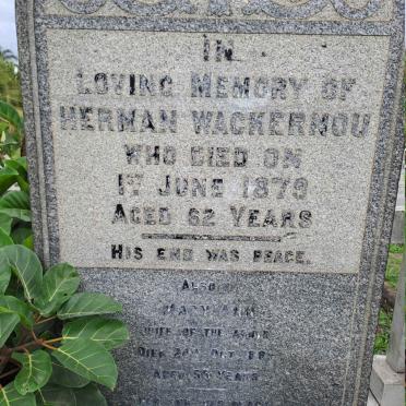 WACKERNOU Herman -1879 & Mary-Ann -188?