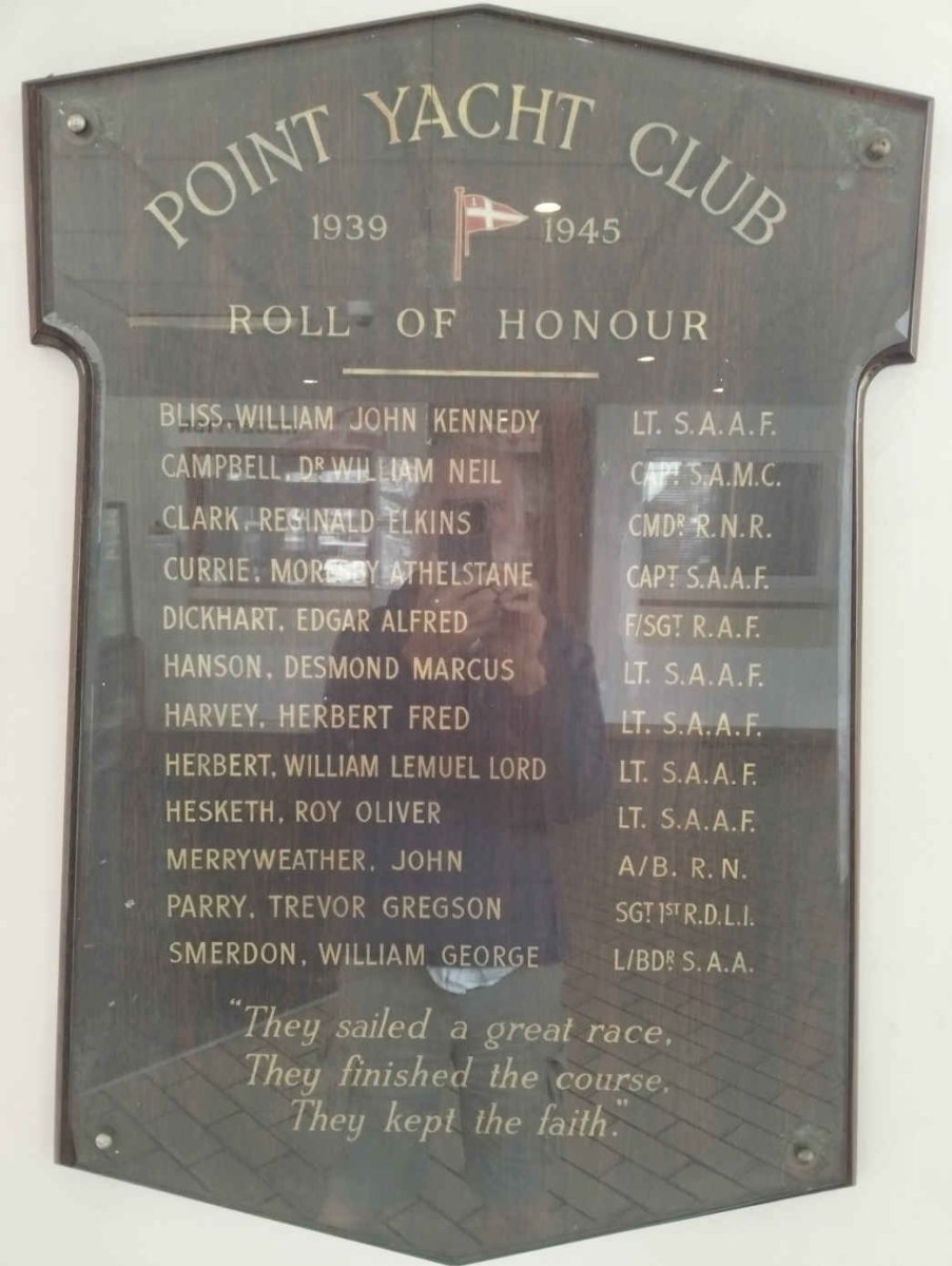 3. Point Yacht Club ROLL OF HONOUR 1939-1945