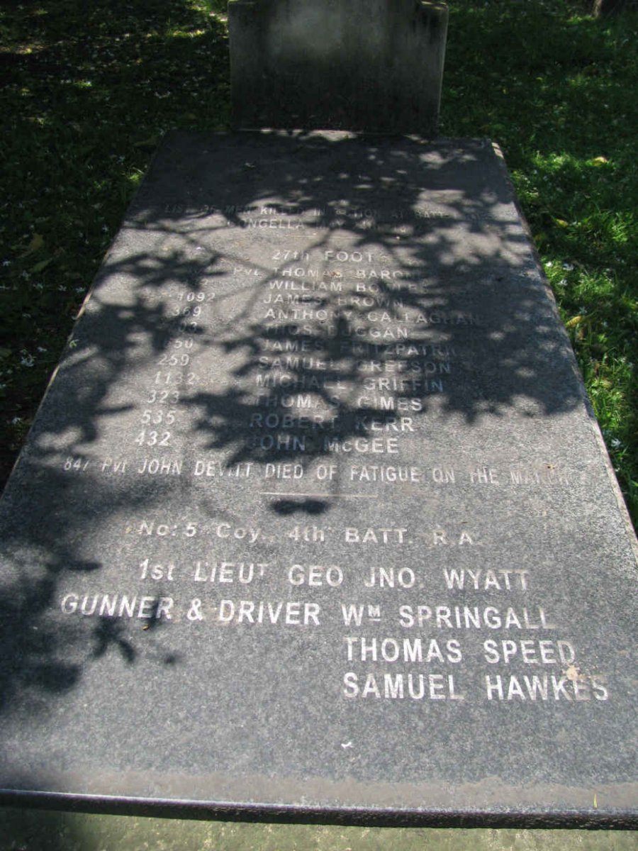 7. Memorial for Soldiers that died 24 MAY 1842 at Congella