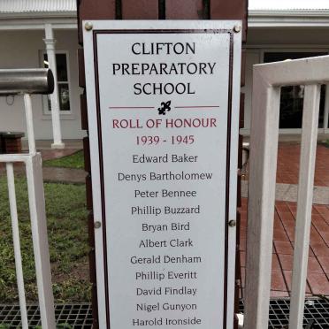 2. WWII Roll Honour - see names