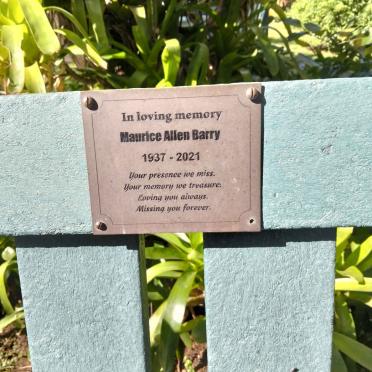 BARRY Maurice Allen 1937-2021
