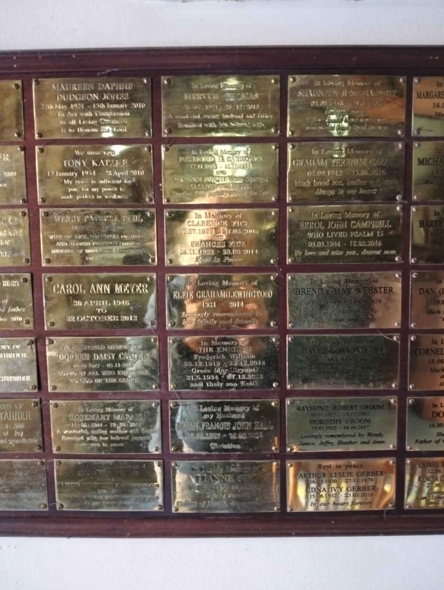 09. Memorial plaques