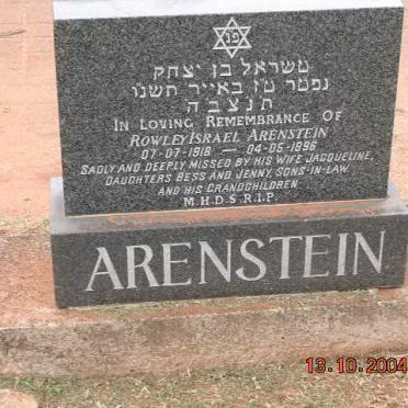 ARENSTEIN Rowley Israel 1918-1996