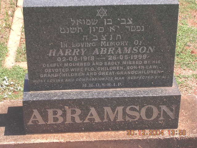 ABRAMSON Harry 1918-1999