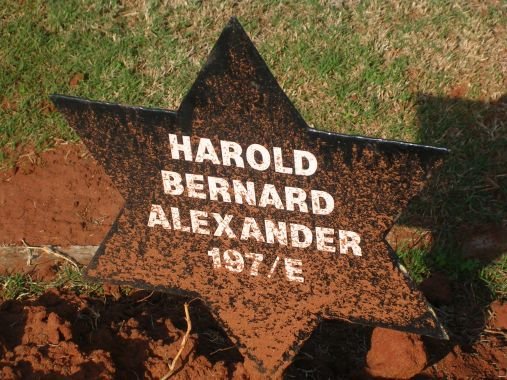 ALEXANDER Harold Bernard