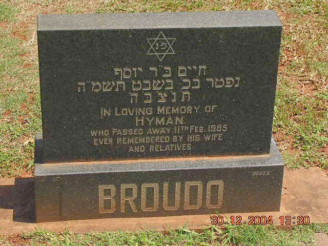 BROUDO Hyman -1985