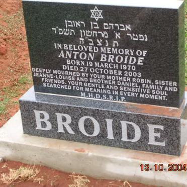 BROIDE Anton 1970-3003