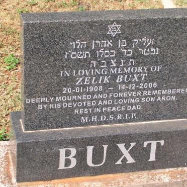 BUXT Zelik 1908-2006